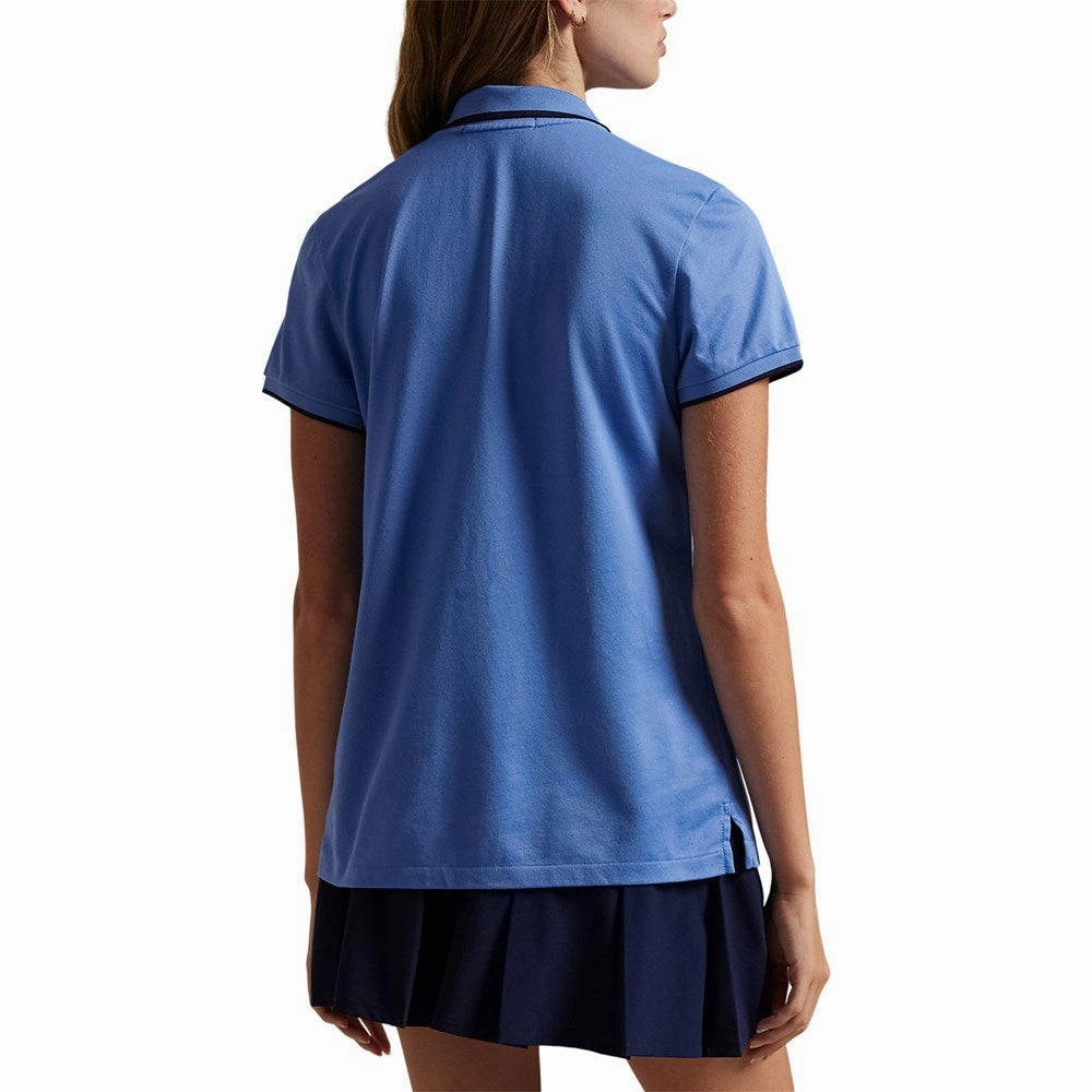 Urban Casual RLX Ralph Lauren Women's Tour Pique Bear Polo - Summer Blue