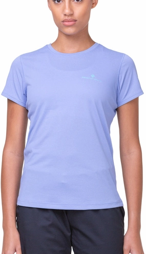 vacation wear Thermal regulation Ronhill Core Short Sleeve Womens Running Top - Blue