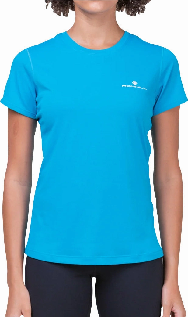 Basic Layering simple design Ronhill Core Short Sleeve Womens Running Top - Blue