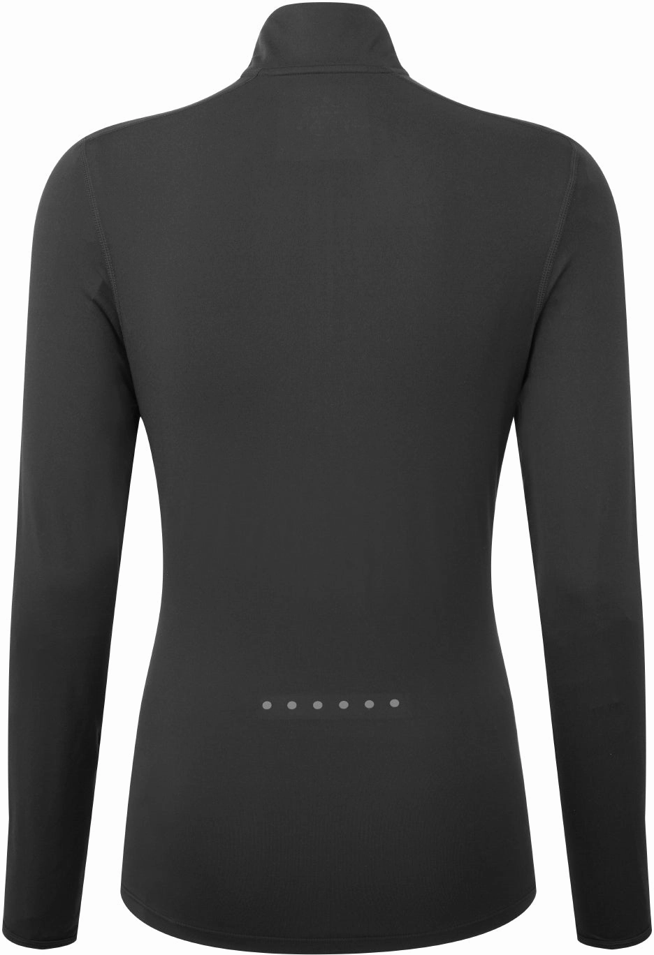 Crochet Ronhill Core Thermal Half Zip Long Sleeve Womens Running Top - Black