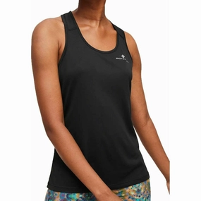 Ronhill Core Womens Running Vest Tank Top - Black Asset embellishment