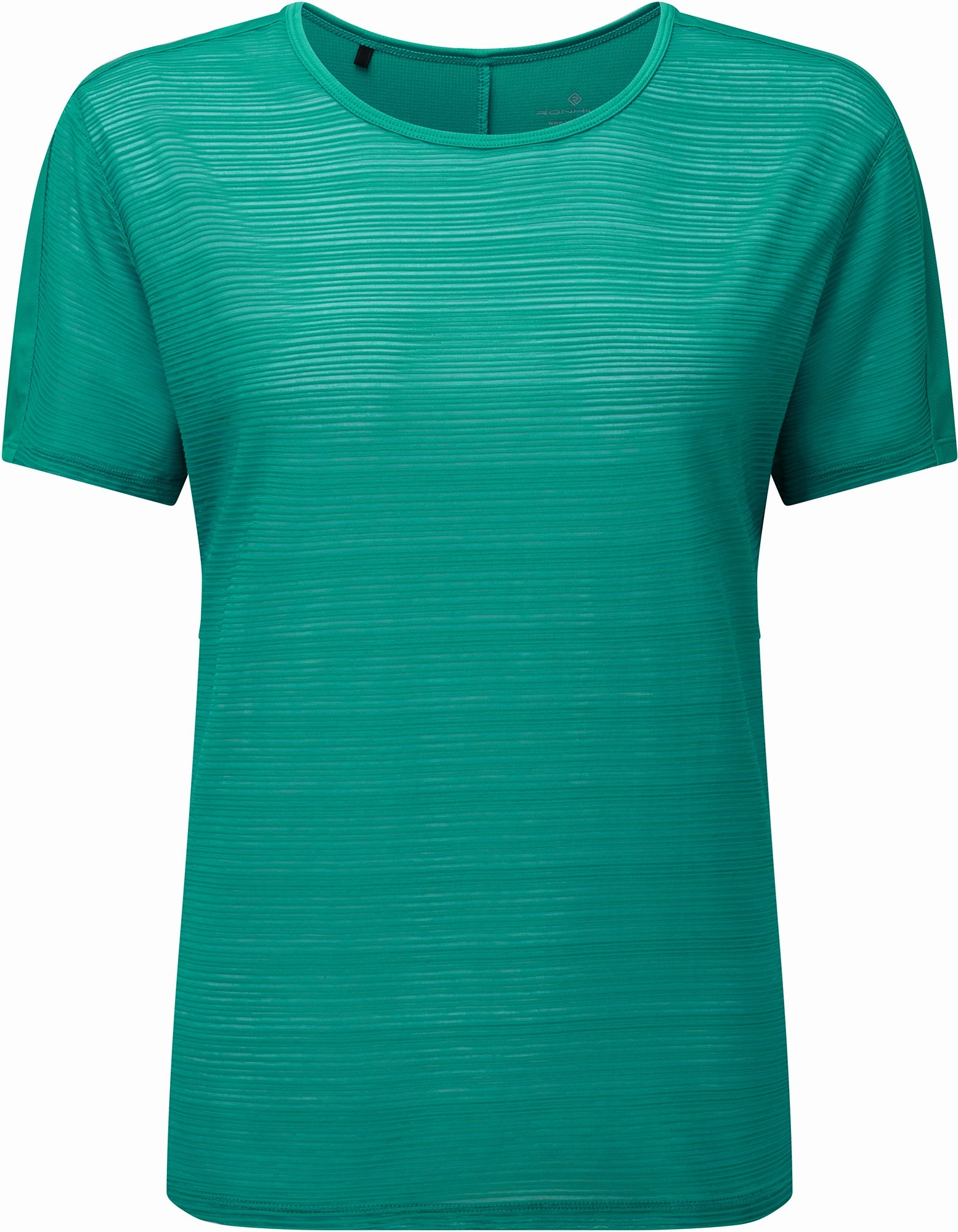 MinimalistStyle Gloss Glow Ronhill Life Wellness Short Sleeve Womens Training Top - Green