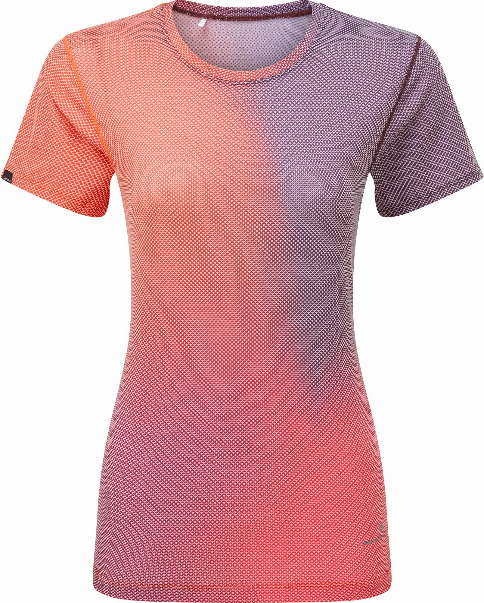 Ronhill Tech Golden Hour Short Sleeve Womens Running Top - Pink Comfortable Stretch