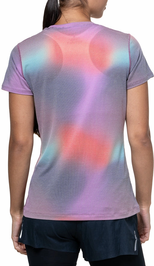 Cozy and Light Ronhill Tech Golden Hour Short Sleeve Womens Running Top - Purple