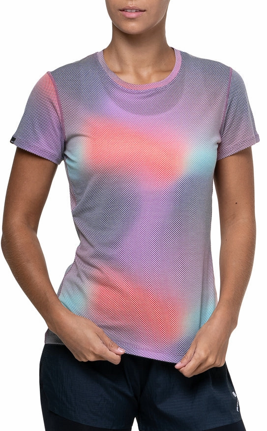 Feminine Appeal Anti-static Ronhill Tech Golden Hour Short Sleeve Womens Running Top - Purple