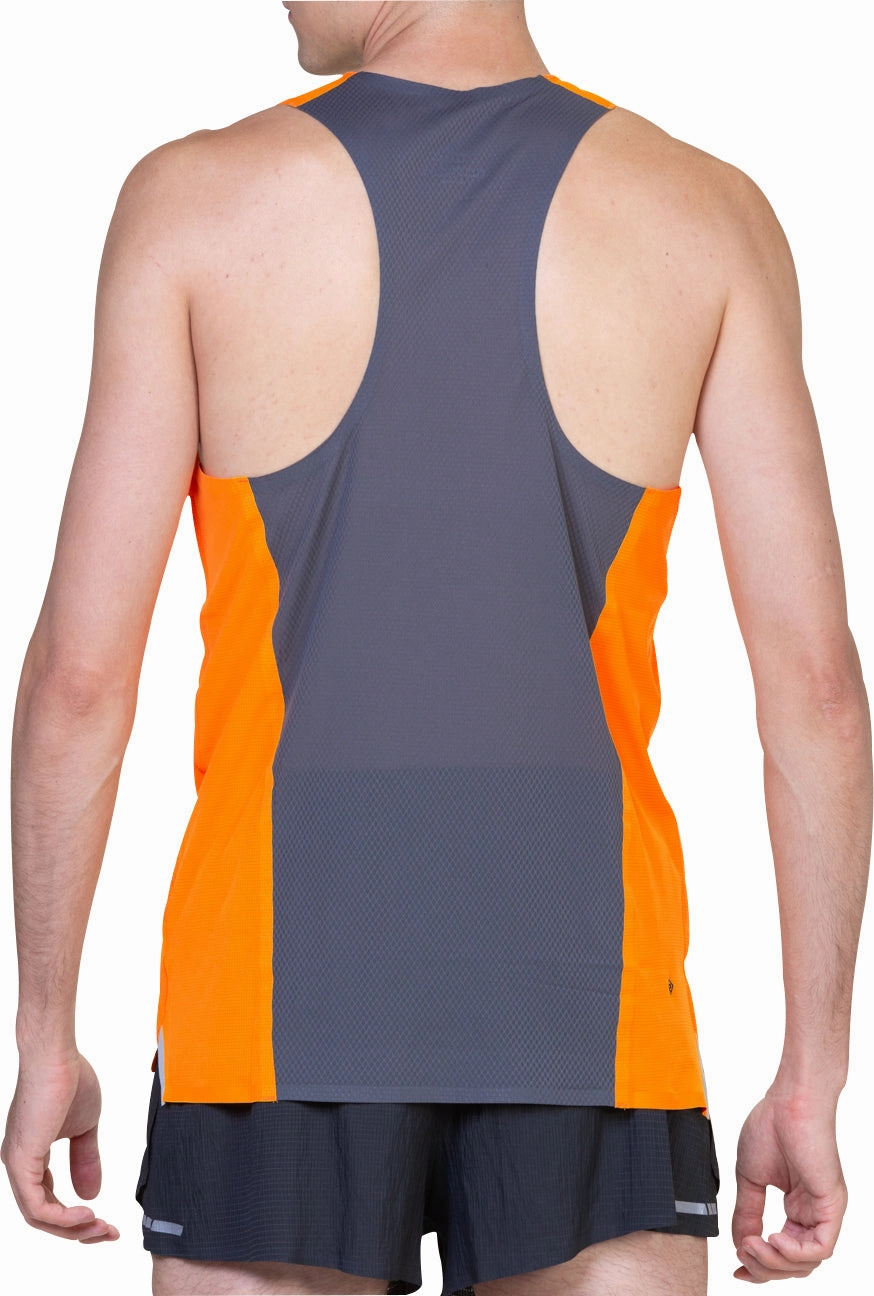 Weatherproof Zipper Closure Ronhill Tech Race Mens Running Vest - Orange