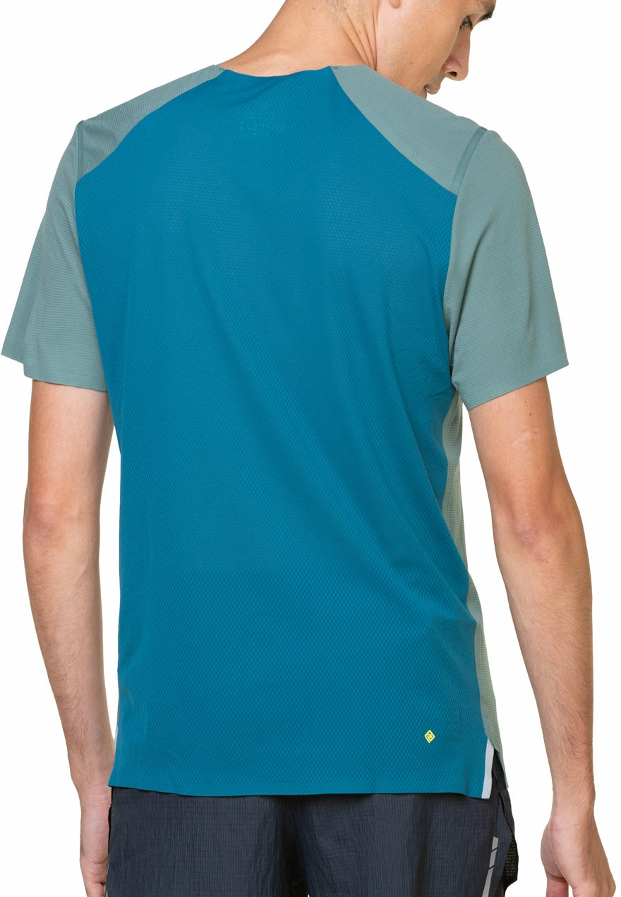StretchReinforcedArmholes Everyday apparel Ronhill Tech Race Short Sleeve Mens Running Top - Green