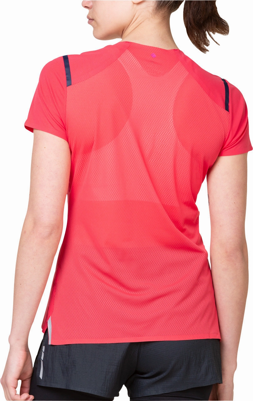 Stretch Fabric Technology Perfect for Vacation Ronhill Tech Race Short Sleeve Womens Running Top - Pink