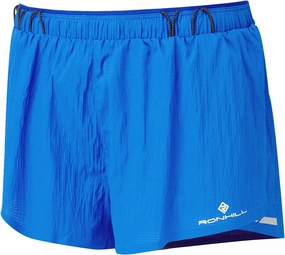 Athletic Cut Festival Outfit Ronhill Tech Race Womens Running Shorts - Blue