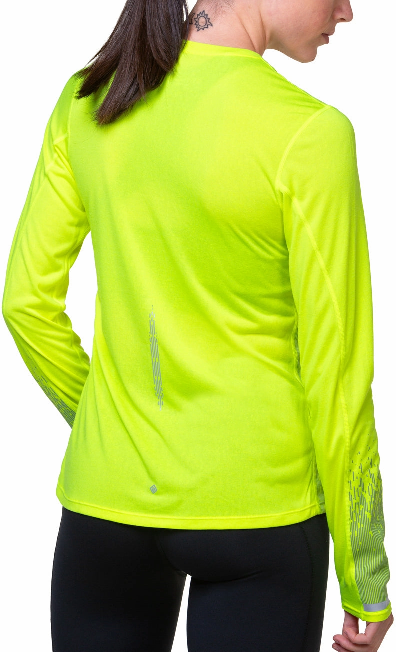 DIY Loungewear Ronhill Tech Reflect Long Sleeve Womens Running Top - Yellow