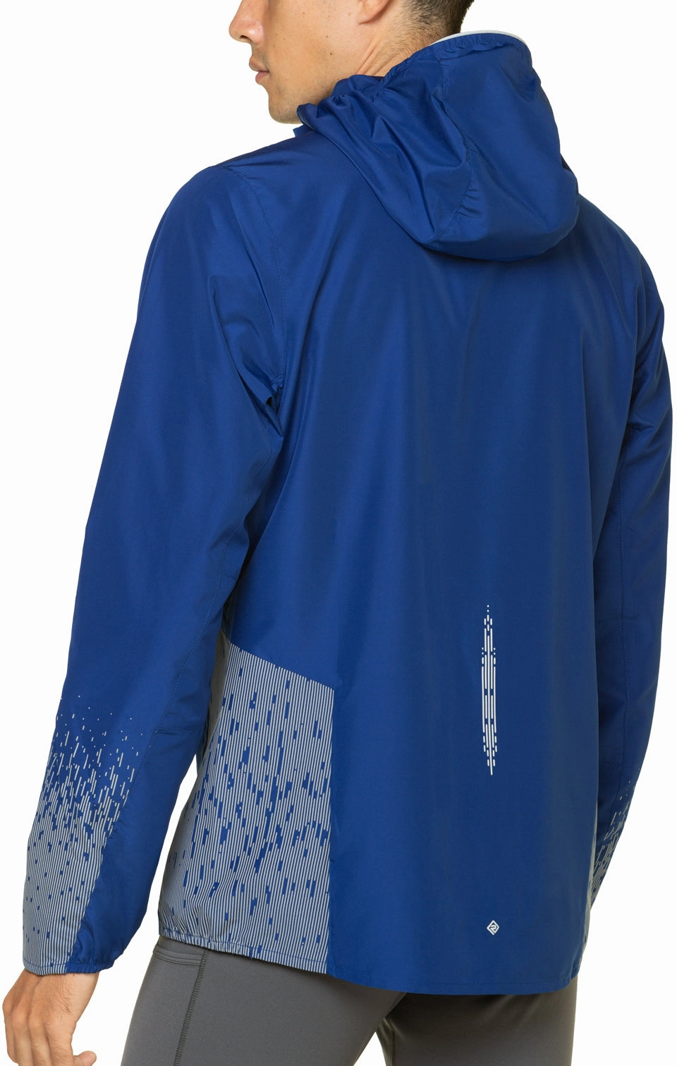 Ronhill Tech Reflect Mens Running Jacket - Blue Street Cool