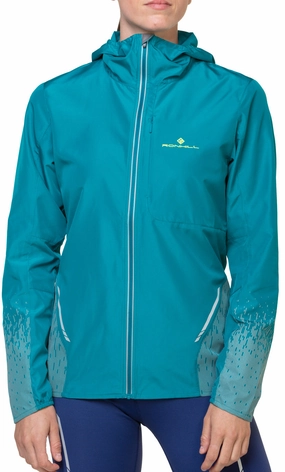 Ronhill Tech Reflect Womens Running Jacket - Blue Sport Comfort Passport
