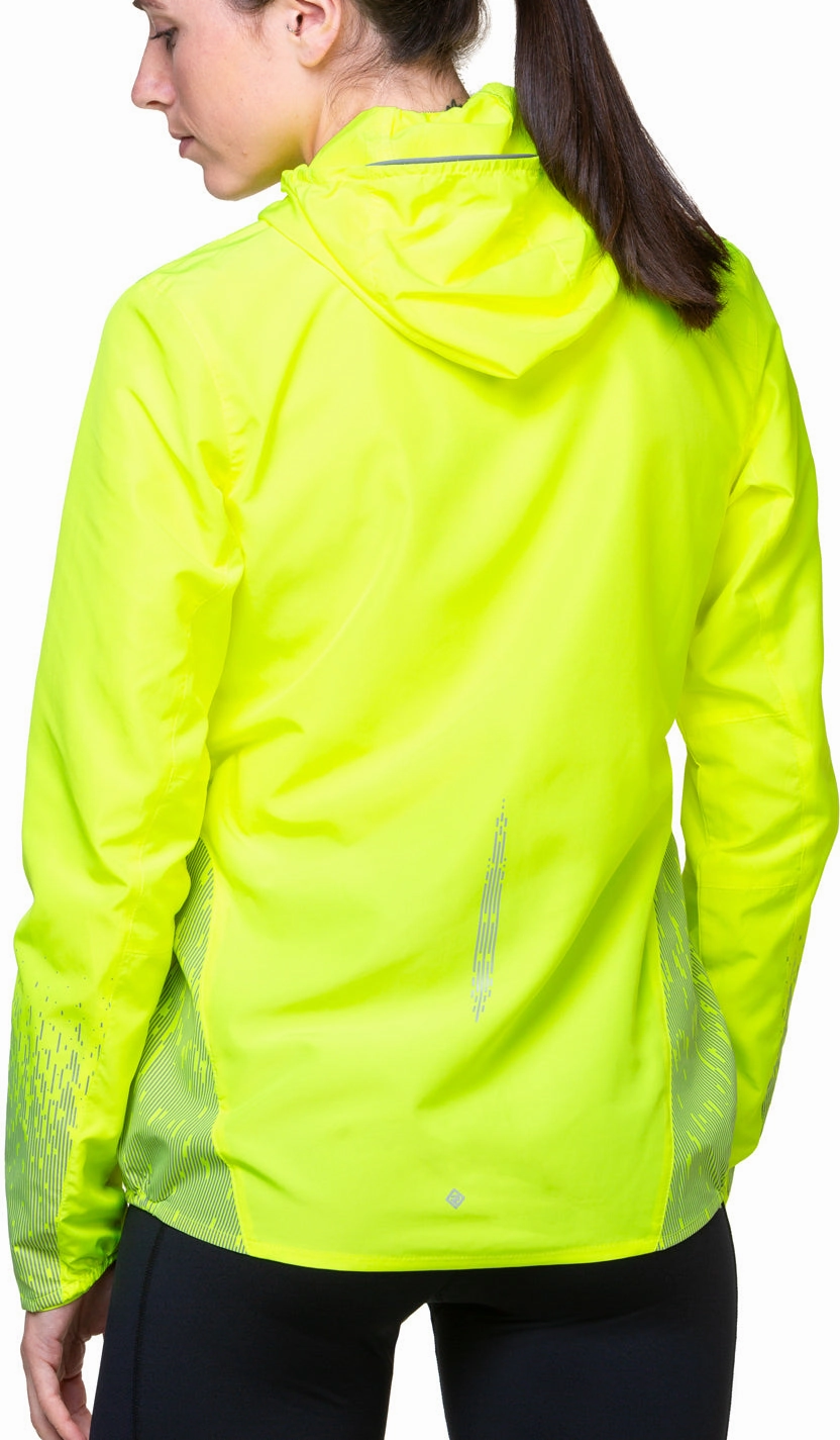 AdjustableHood Ronhill Tech Reflect Womens Running Jacket - Yellow