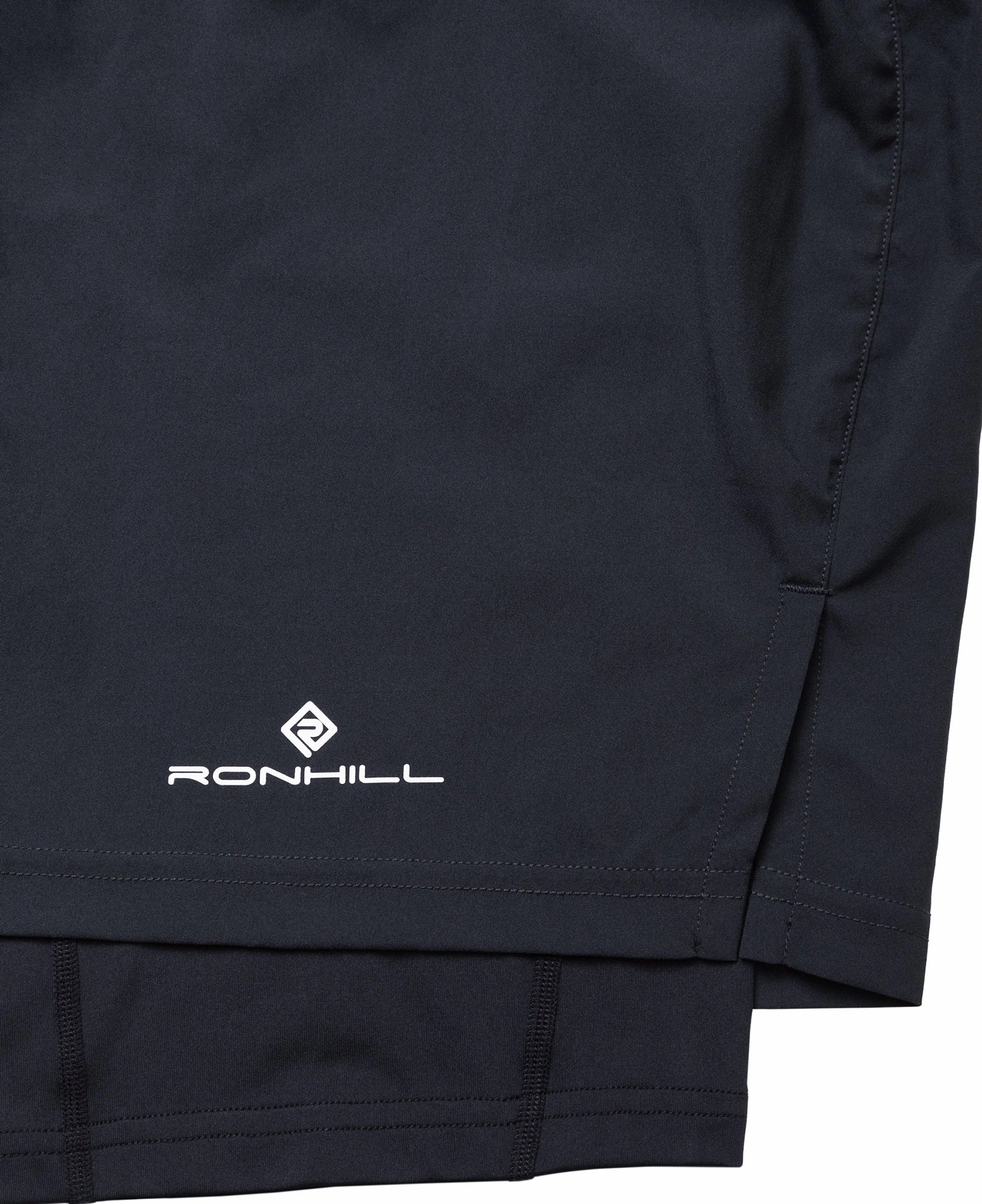 Ronhill Tech Twin 2 In 1 Mens Running Shorts - Black music event look Bohemian style