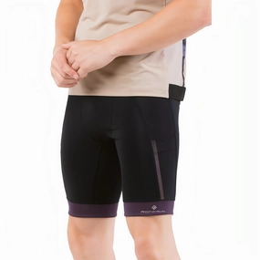 Ronhill Tech Ultra 9 Inch Mens Short Running Tights - Black City Shorts