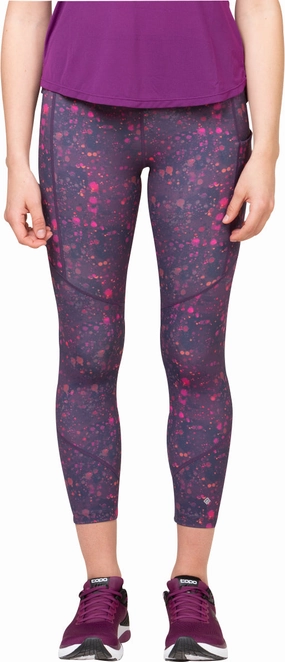 Personalized Bohemian Ronhill Tech Womens 7/8 Running Tights - Purple
