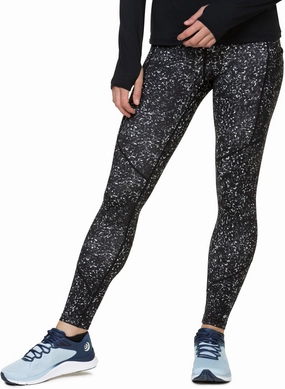 Elegant-appearance Elastic Ronhill Tech Womens Long Running Tights - Black