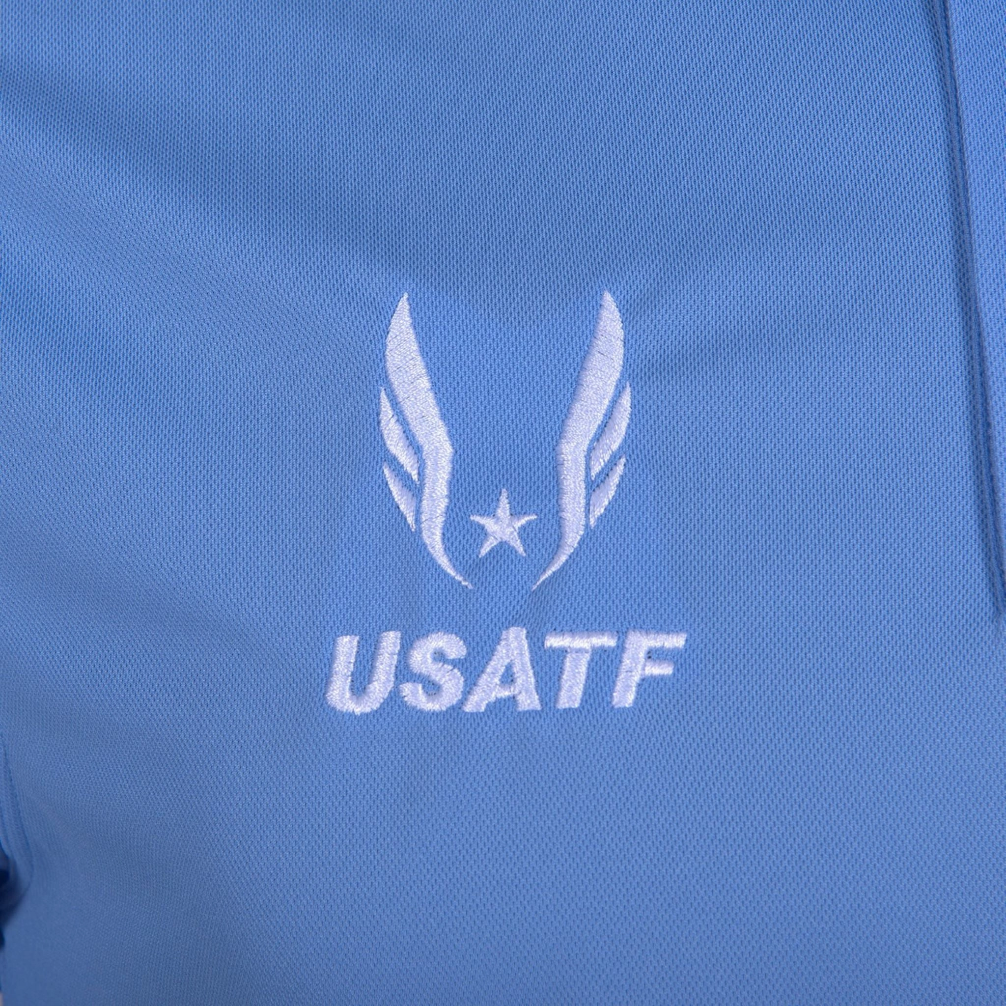 Nike USATF Men's Dri-FIT Victory Polo NonChafing Seam Placement Tailored Fit