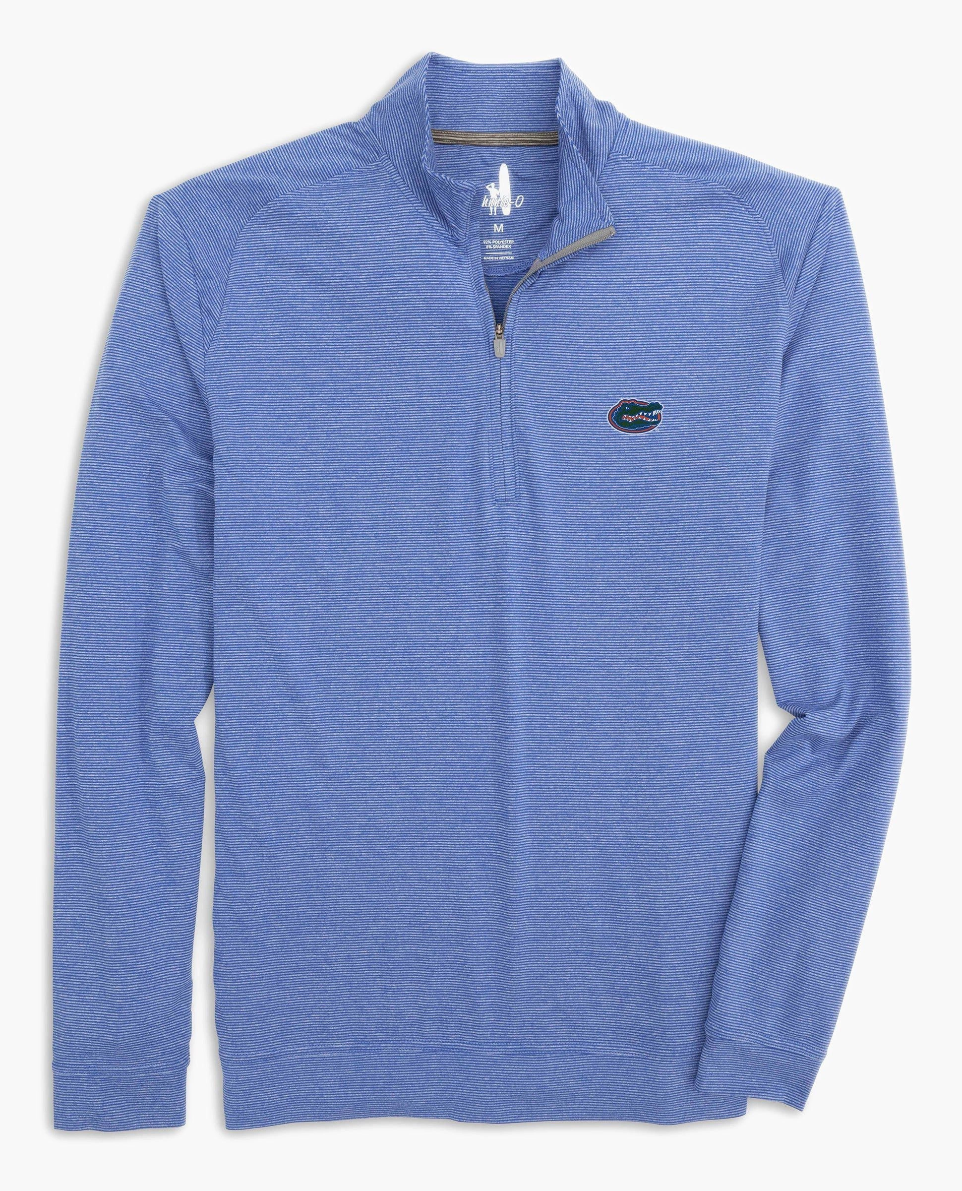LowProfileStitching Johnnie-O Vaughn UF Striped Performance 1/4 Zip