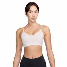 Spanish Glow Nike Women's Indy Light-Support Sports Bra Platinum Violet