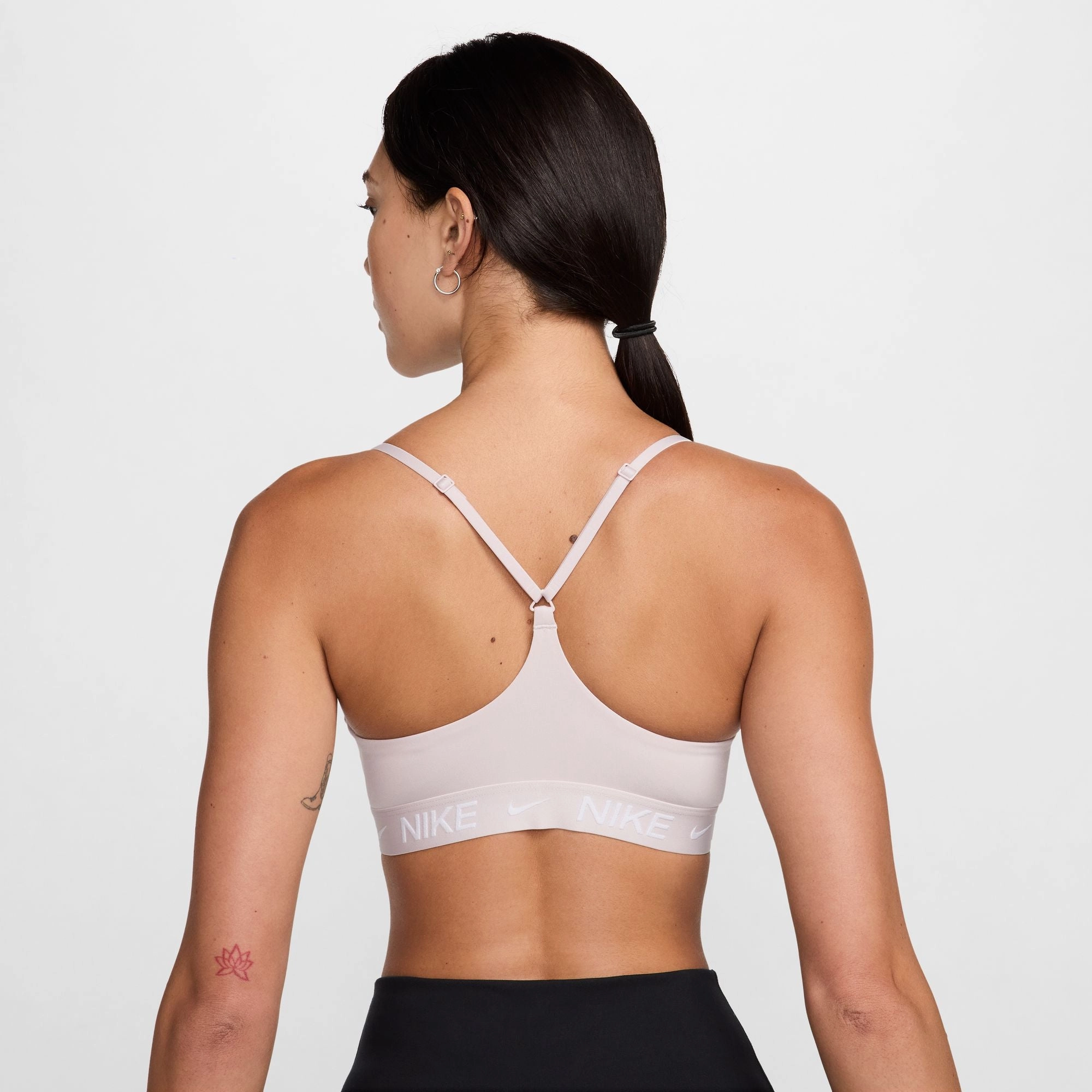 Nike Women's Indy Light-Support Sports Bra Platinum Violet TagFreeDesign Fashion Core