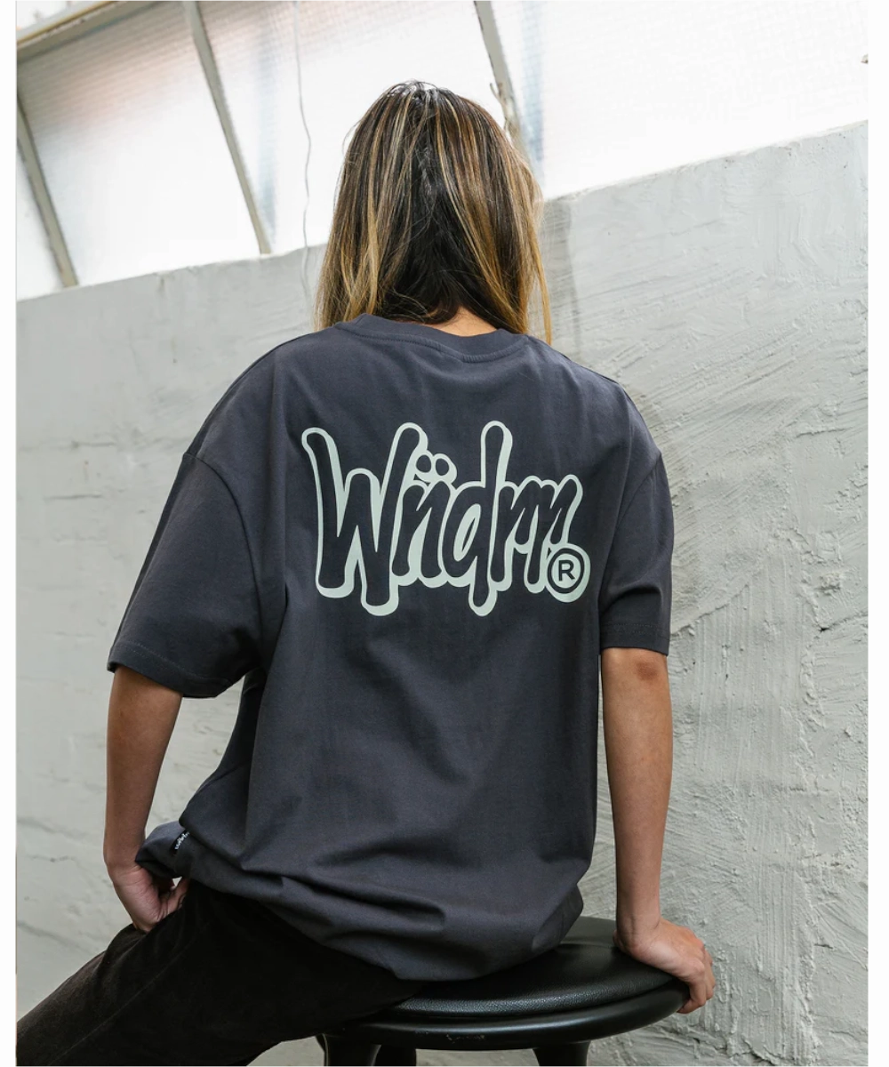WNDRR Starter Box Fit Tee (Charcoal) Quiet Charm
