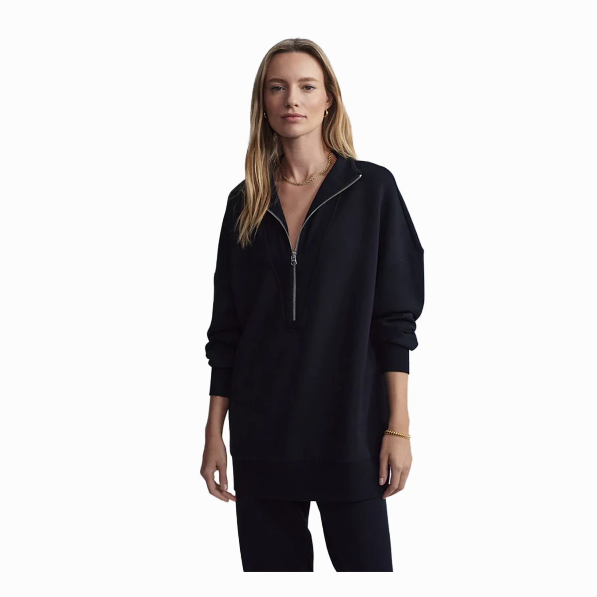 Varley Masie Longline Sweat QuickPackable Design