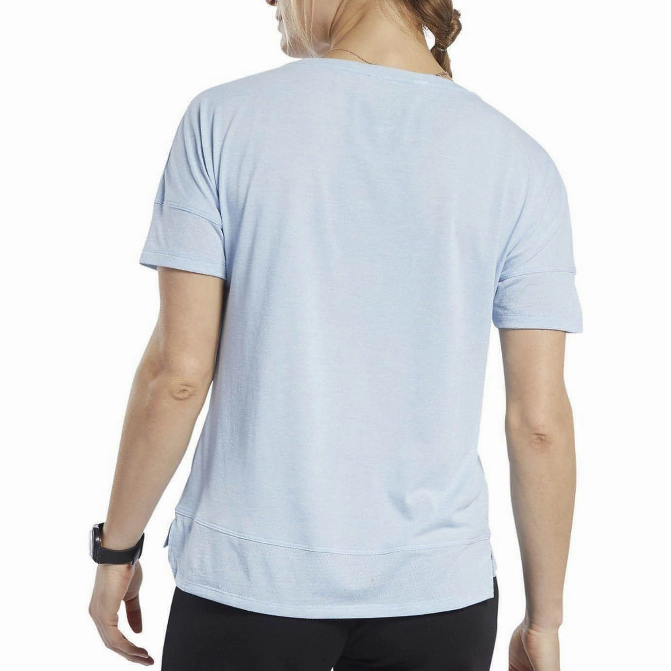 Vegan Mood Reebok ActivChill   Cotton Short Sleeve Womens Training Top - Blue