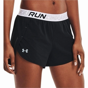 Wrinkle resistant fabric LightweightFabric Under Armour Draft Womens Running Shorts - Black