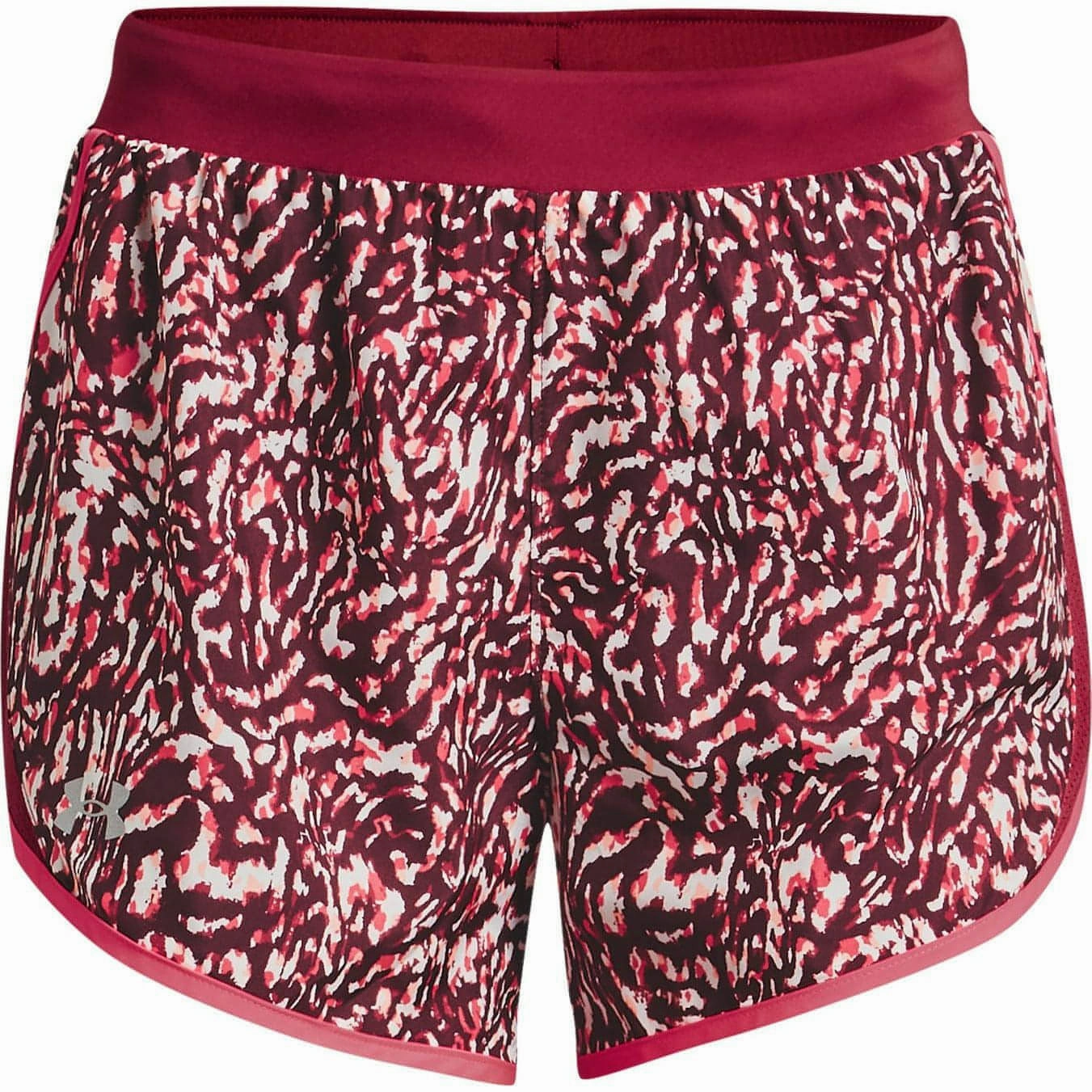 Under Armour Fly By 2.0 Printed Womens Running Shorts - Pink fitness enthusiasts