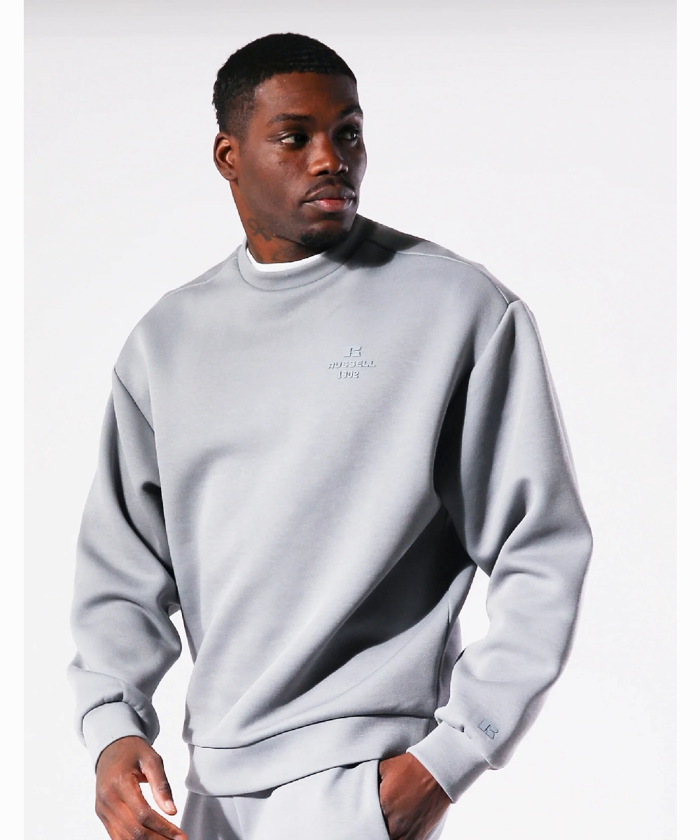 Russell Athletic Crew (Ash) Smile Ease AntiClingFabric