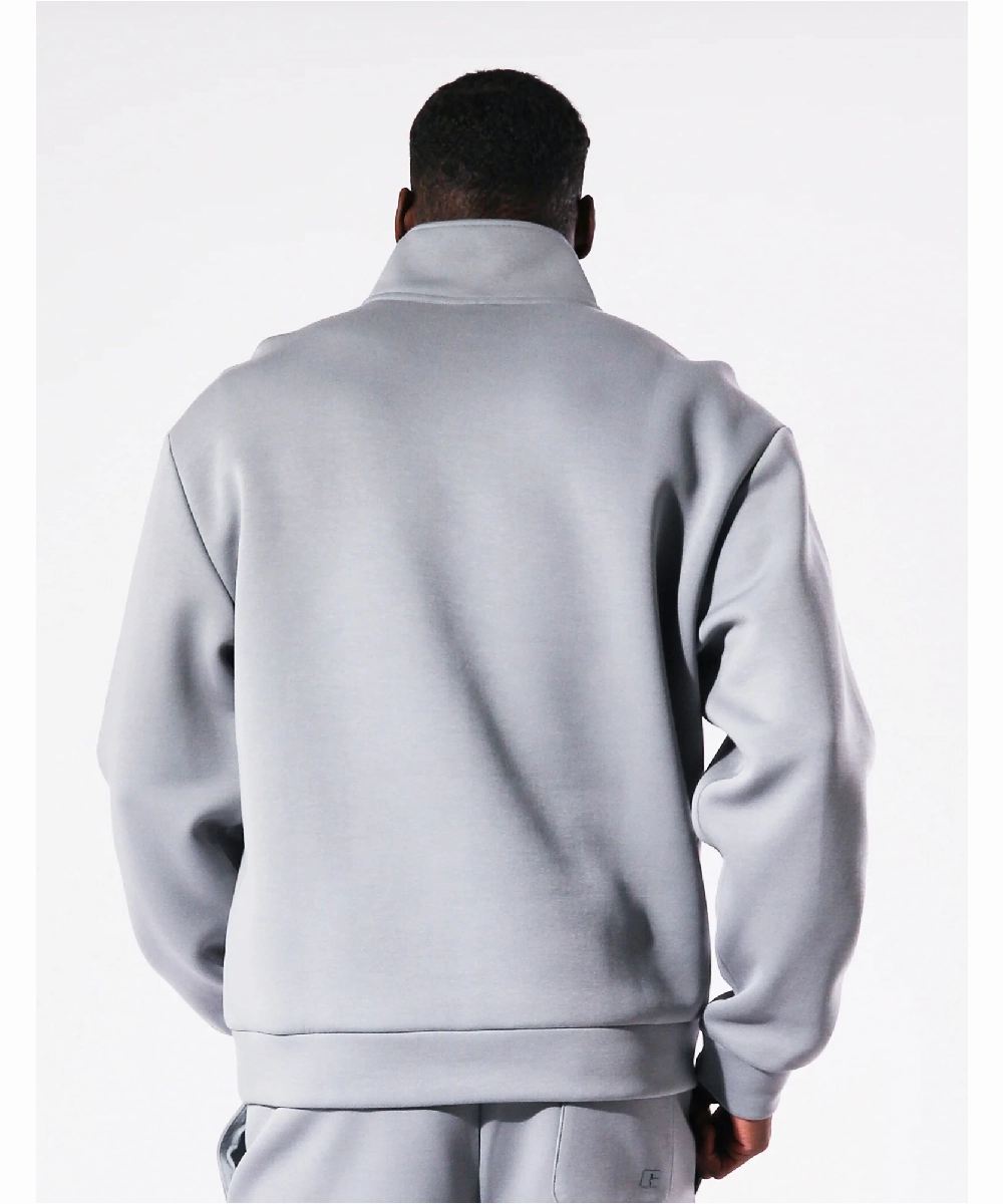Russell Athletic Quarter Zip (Ash) Poise Fit
