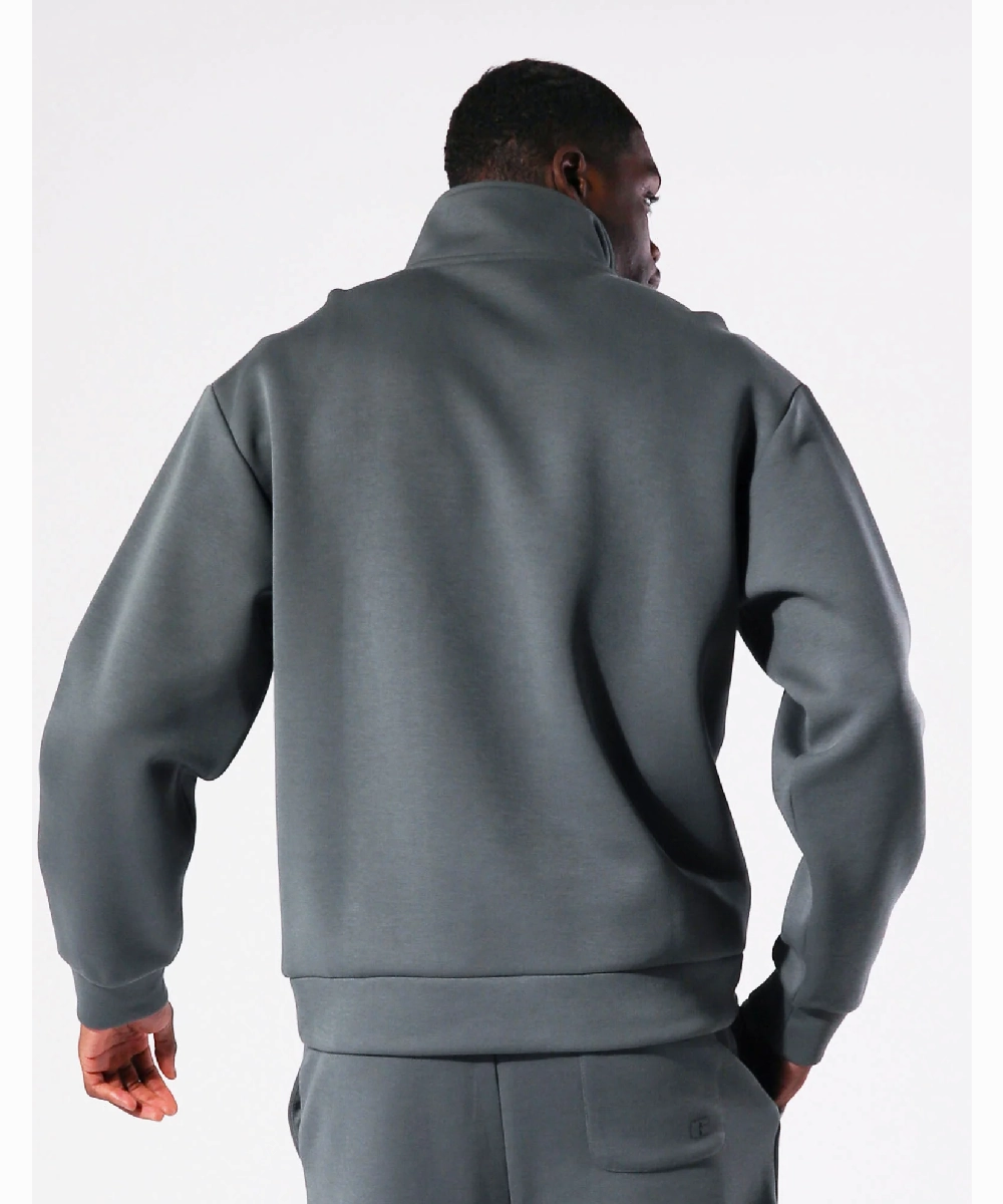 Russell Athletic Quarter Zip (Spruce) DurableThreadwork Easy Cool