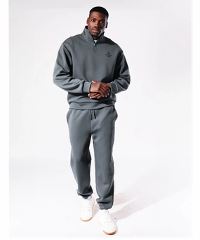 Smart Glow Flexible Hemline Russell Athletic Quarter Zip (Spruce)