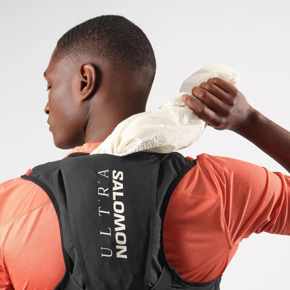 Cool Look Breathable S/Lab Ultra 10 Set Running Vest Black