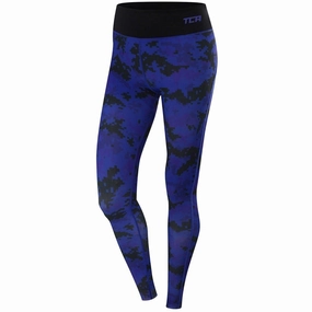 Cycling-clothes-attribute Unisex-choice-attribute TCA Supreme Graphic Womens Long Running Tights - Blue