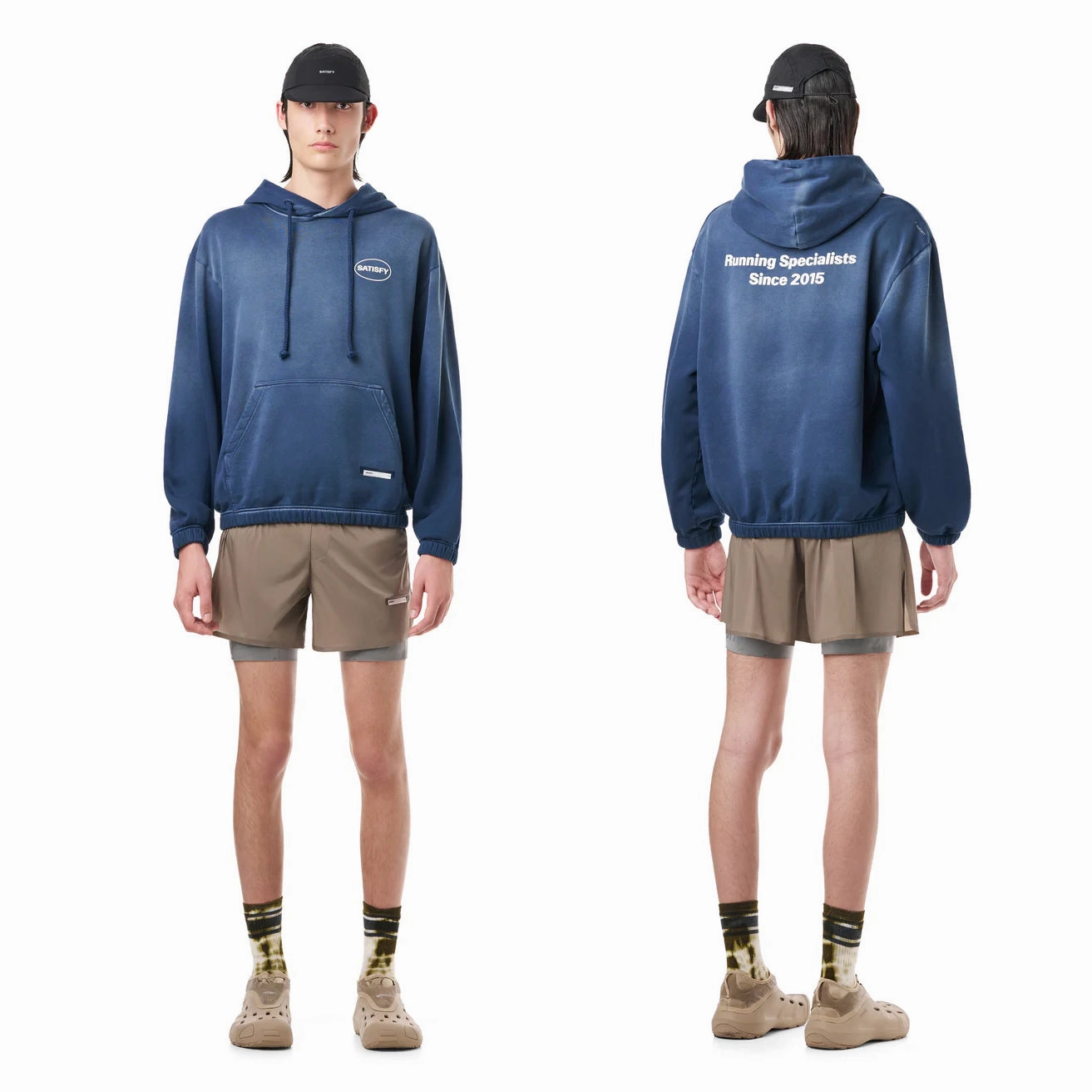 Champion Glow Sea Fit Satisfy SoftCell Hoodie Sun Bleached Indigo