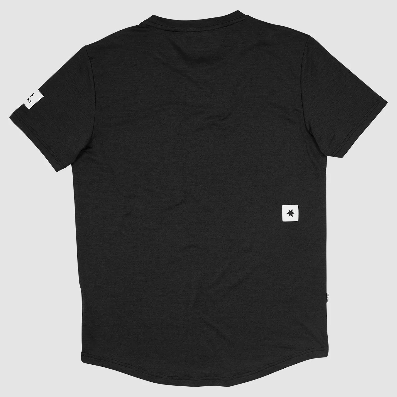 OdorResistant Fabric Strong Denim SAYSKY Men's Clean Pace Tee Black