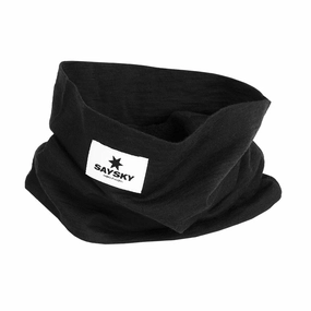 SAYSKY Merino Base 165 Scarf / Headband Black Hero Glow