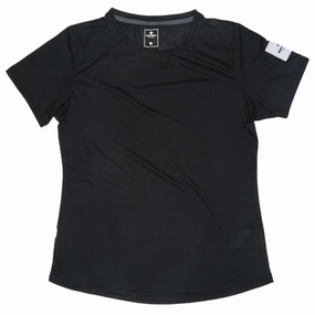 SAYSKY Women's Clean Combat Tee Black Soft Core QuickDryMaterial