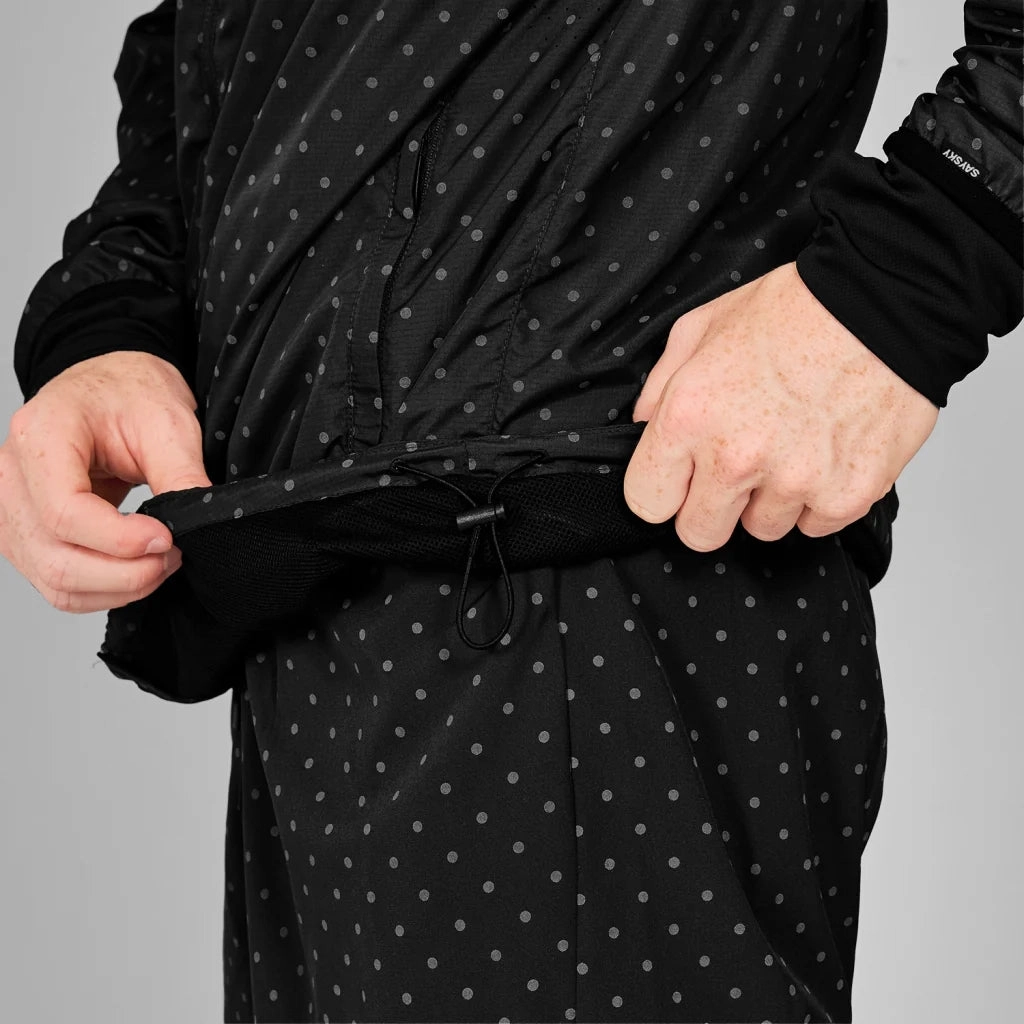 Icon Fit Ice Fit SAYSKY Women's Reflective Polka Blaze Jacket Black