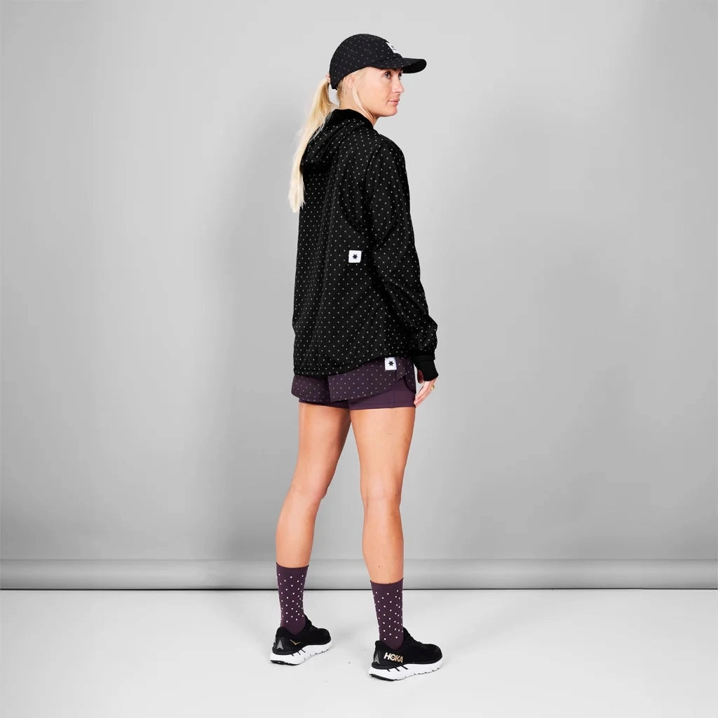 Boss Vibe Handmade Glow SAYSKY Women's Reflective Polka Blaze Jacket Black