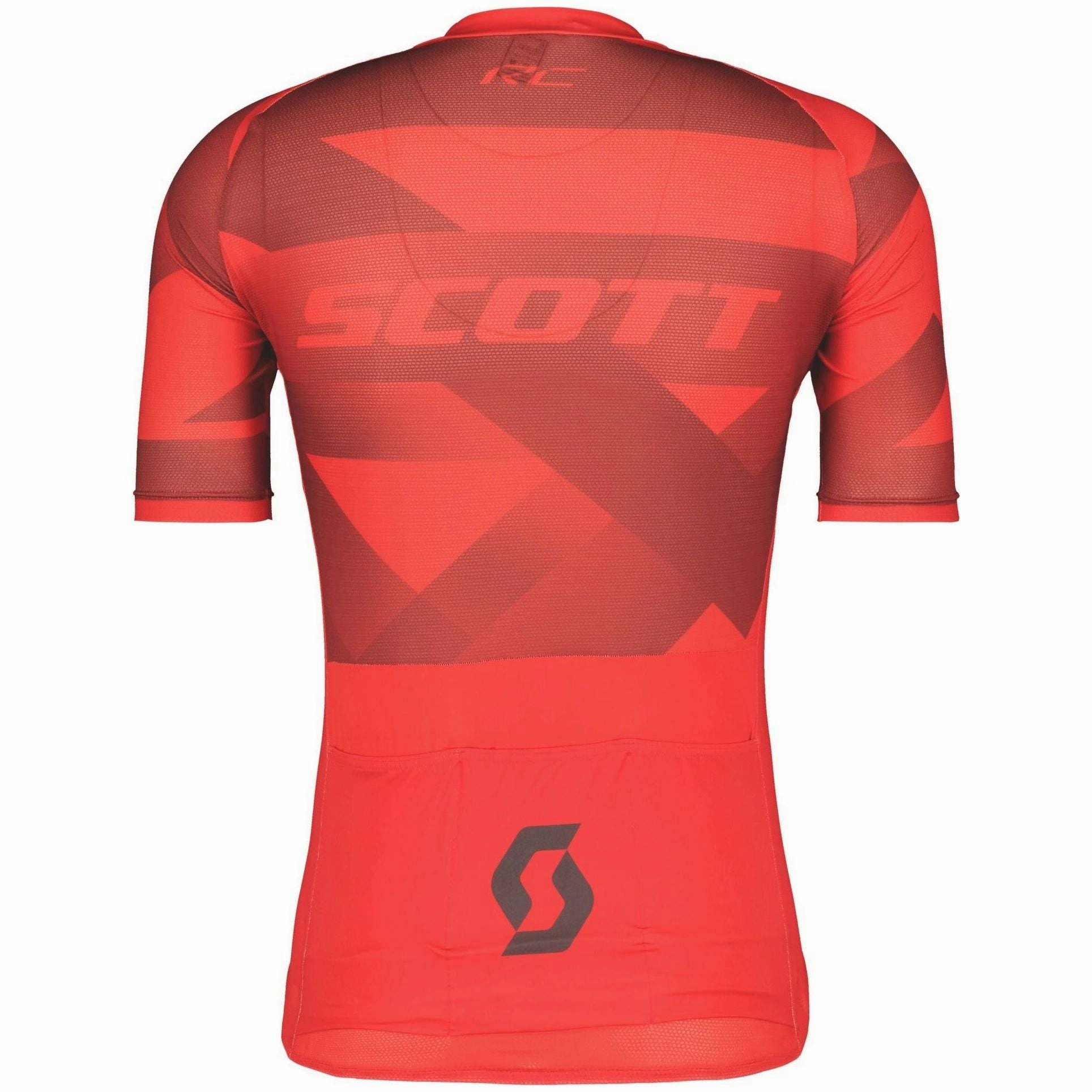 Scott RC Premium Climber Short Sleeve Mens Cycling Jersey - Red QuickPullOn NonIrritating Flatlock Stitching