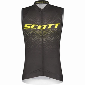 Scott RC Pro Sleeveless Mens Cycling Jersey - Black Low-waisted fitness gear