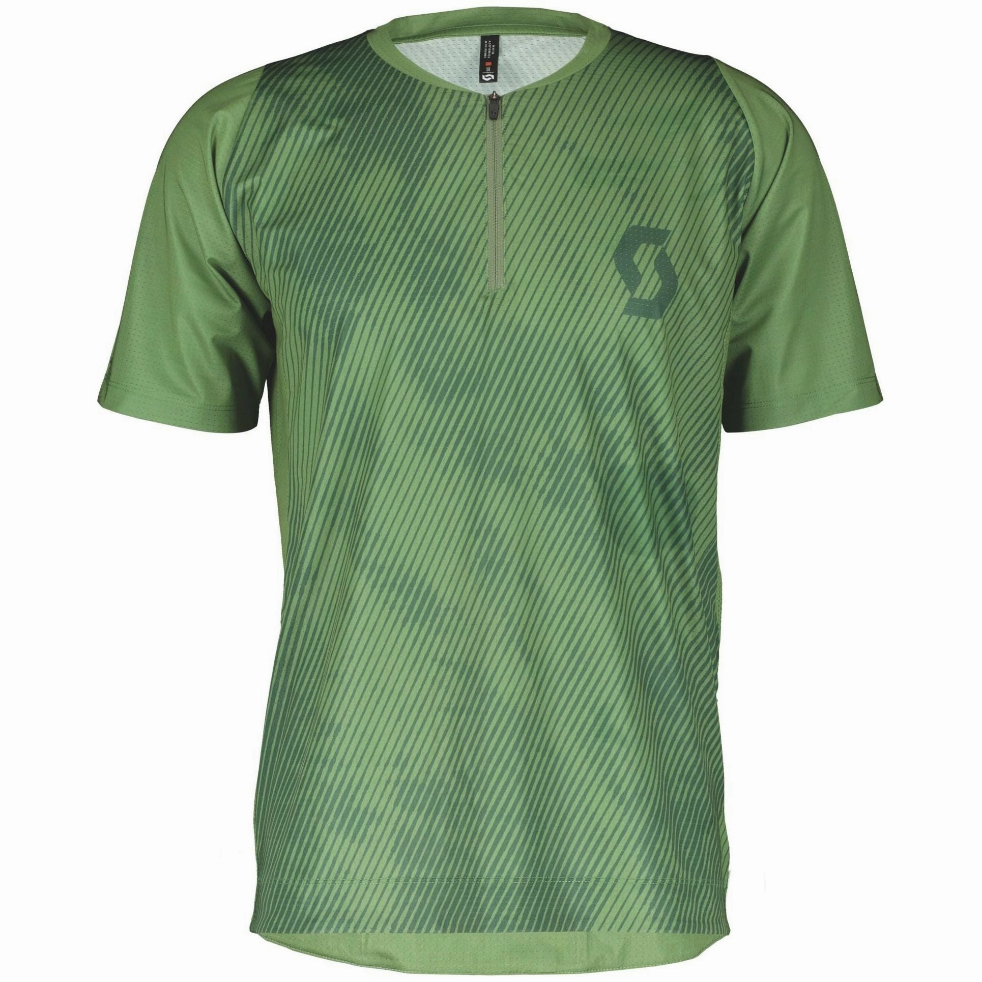 Ultimate Performance thrift store Scott Trail Vertic Zip Short Sleeve Mens Cycling Jersey - Green