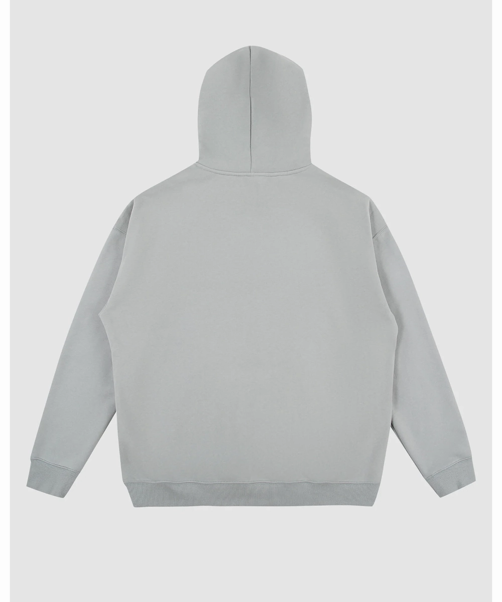 Holiday Glow Model Glow WNDRR Chain Hood Sweat (Cement Grey)