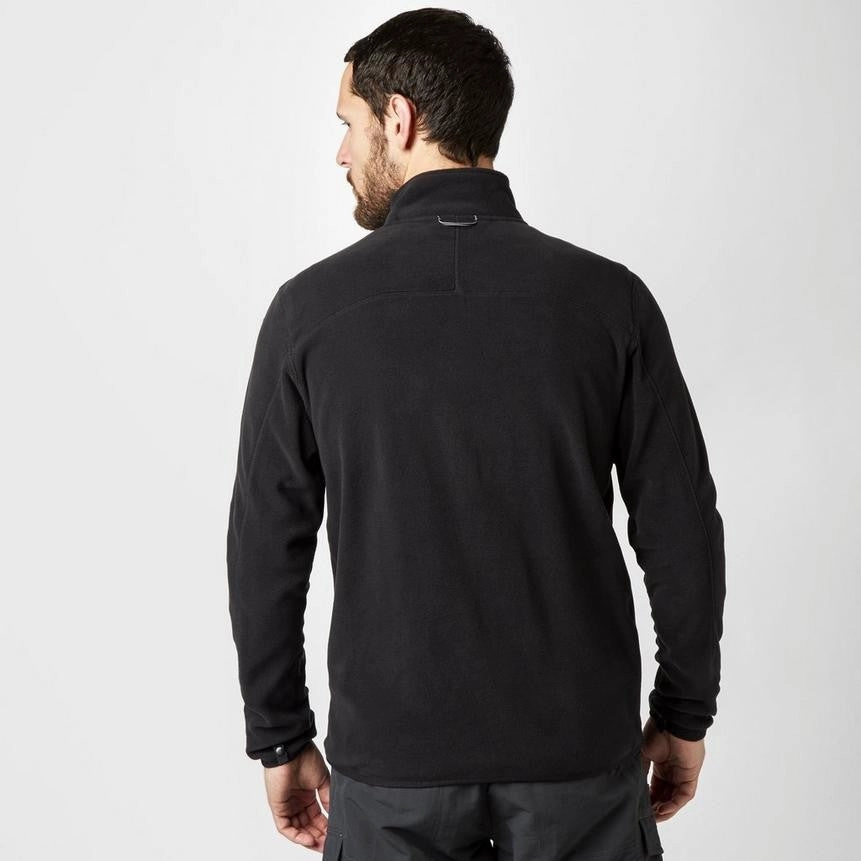 HighVisibility LayeredNeckline The North Face Men's 100 Glacier Full Zip Fleece | BLACK