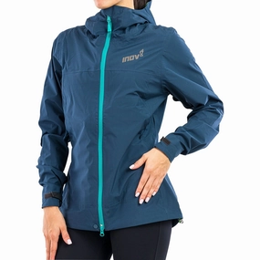 Soft Touch Inov8 VentureLite Womens Waterproof Jacket - Navy