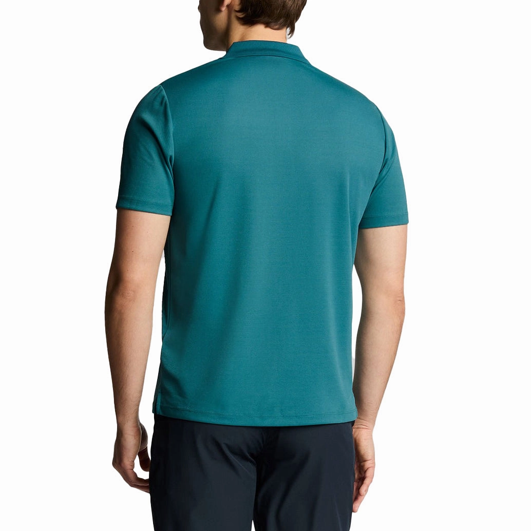 Lyle & Scott Tonal Tech Golf Polo Shirt - Albatross AntiPilling Technology Versatile Wardrobe