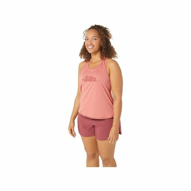 Asics Women's Nagino Graphic Run Tank Moisture Wicking Technology
